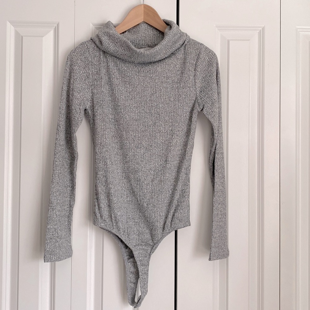 NWT Active USA Gray Bodysuit